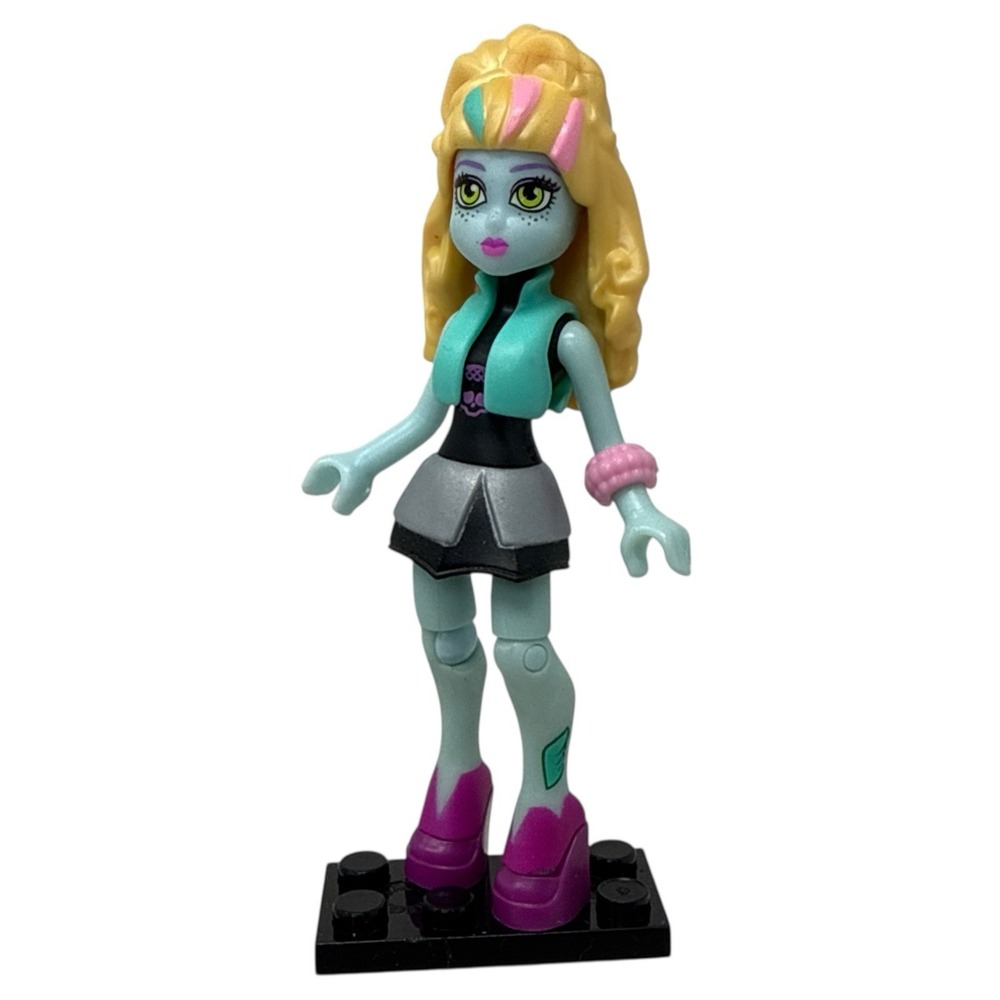 Mega Bloks Monster High Lagoona Blue Figure 3" Glam Ghoul Band‎ Collectible Doll